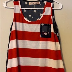 Flag tank top